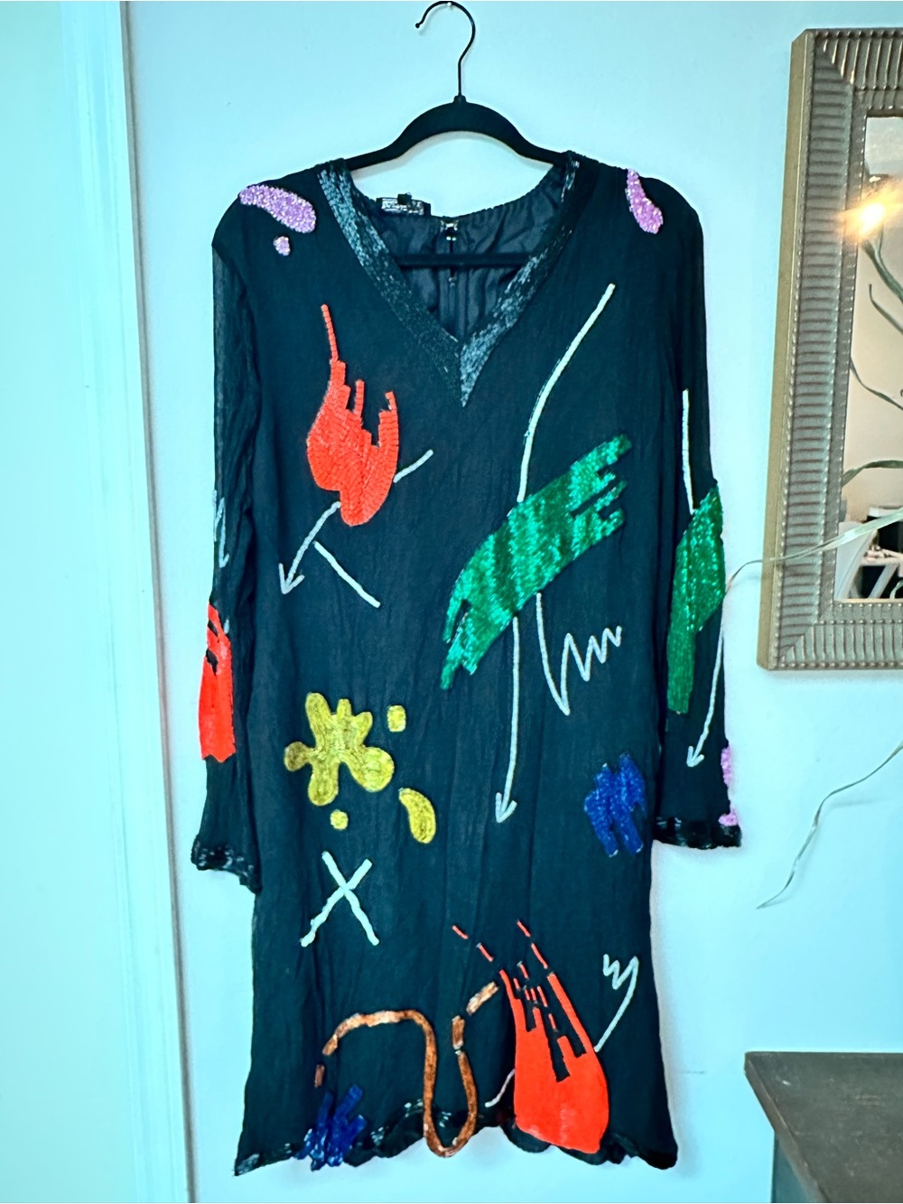 vintage black dress